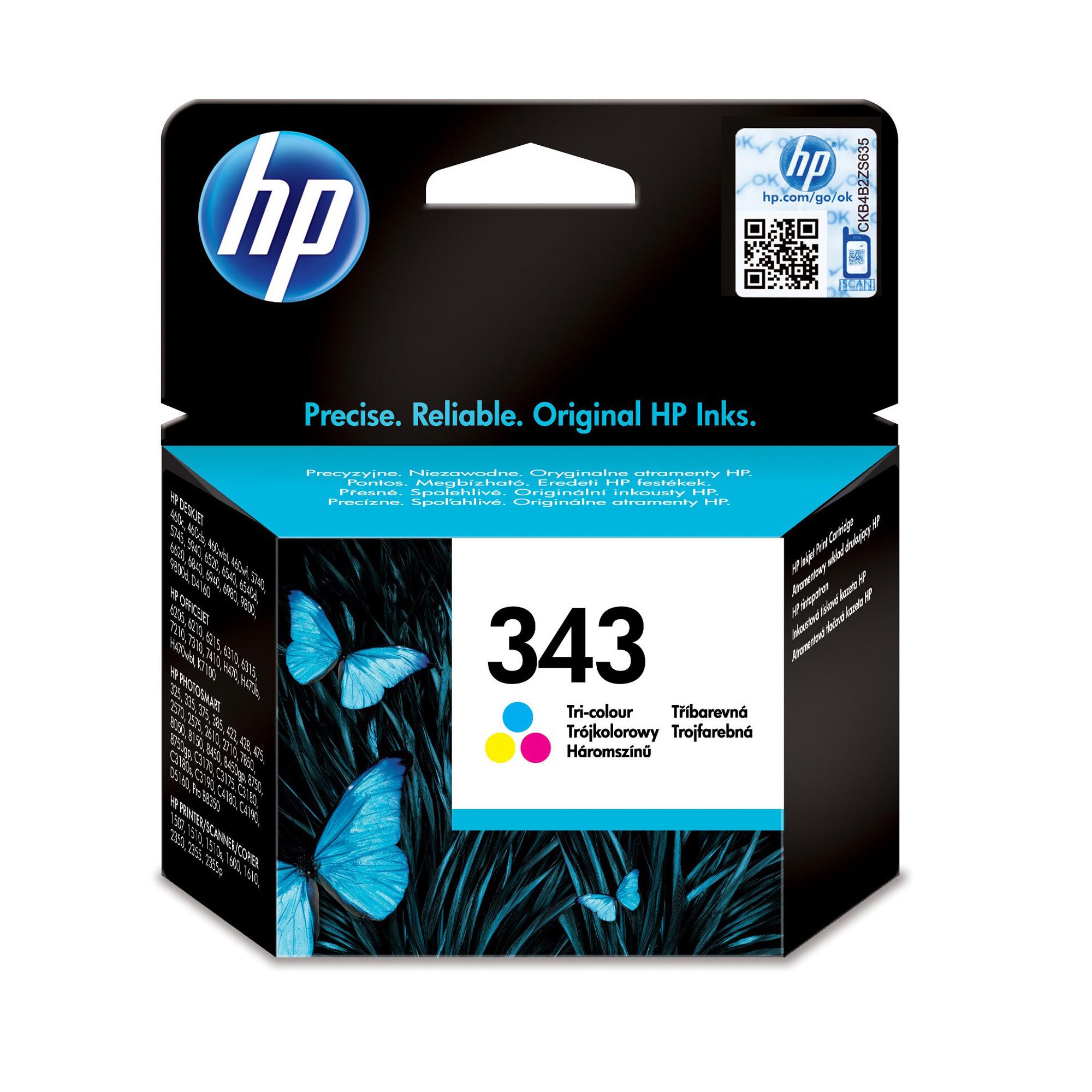 HP 343 - Colore (ciano, magenta, giallo) - …